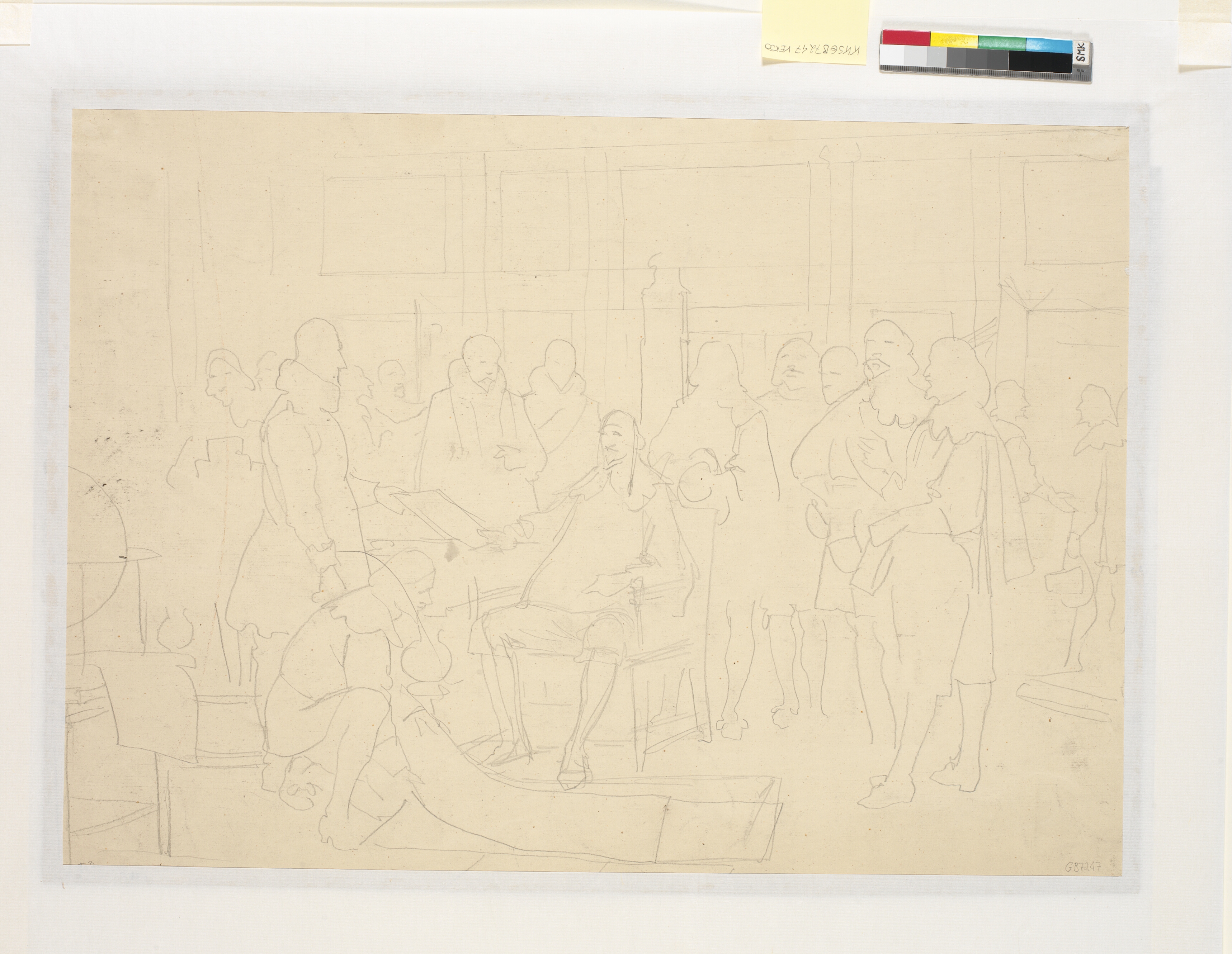 Blyantsskitse til forsiden